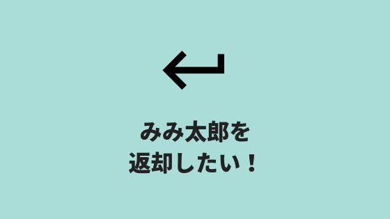 みみ太郎の返却方法！返送料金は高くない？本当に返却できる？