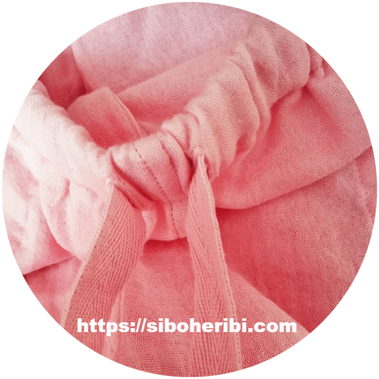 マシュマロガーゼパジャマのズボンはゴム